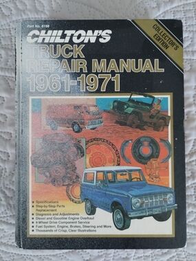 Chilton's Truck Repair Manual 1961-1971 - Collector's Edition (Black)